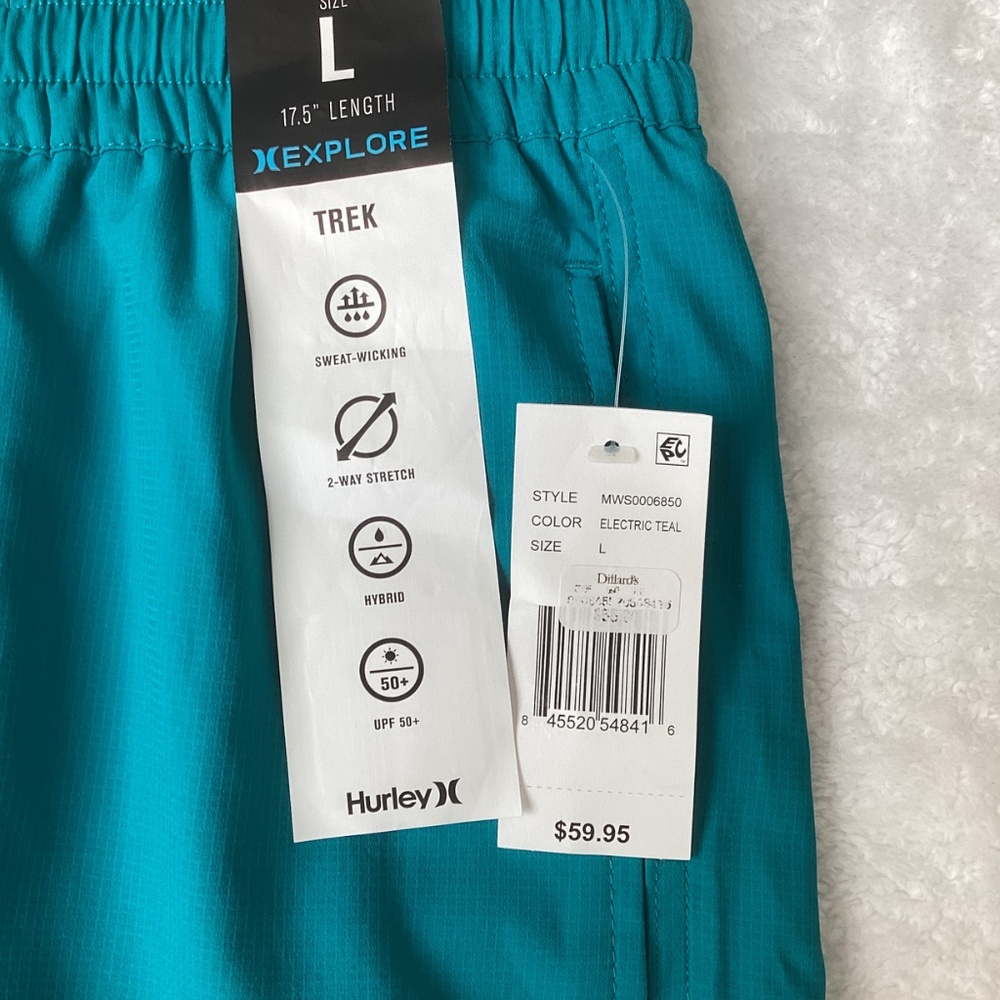NWT Hurley Trek hybrid shorts - just in time for summer - Picture 2 of 8